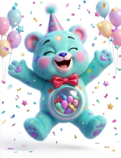 Pipo, o mascote da Casa Piruleta